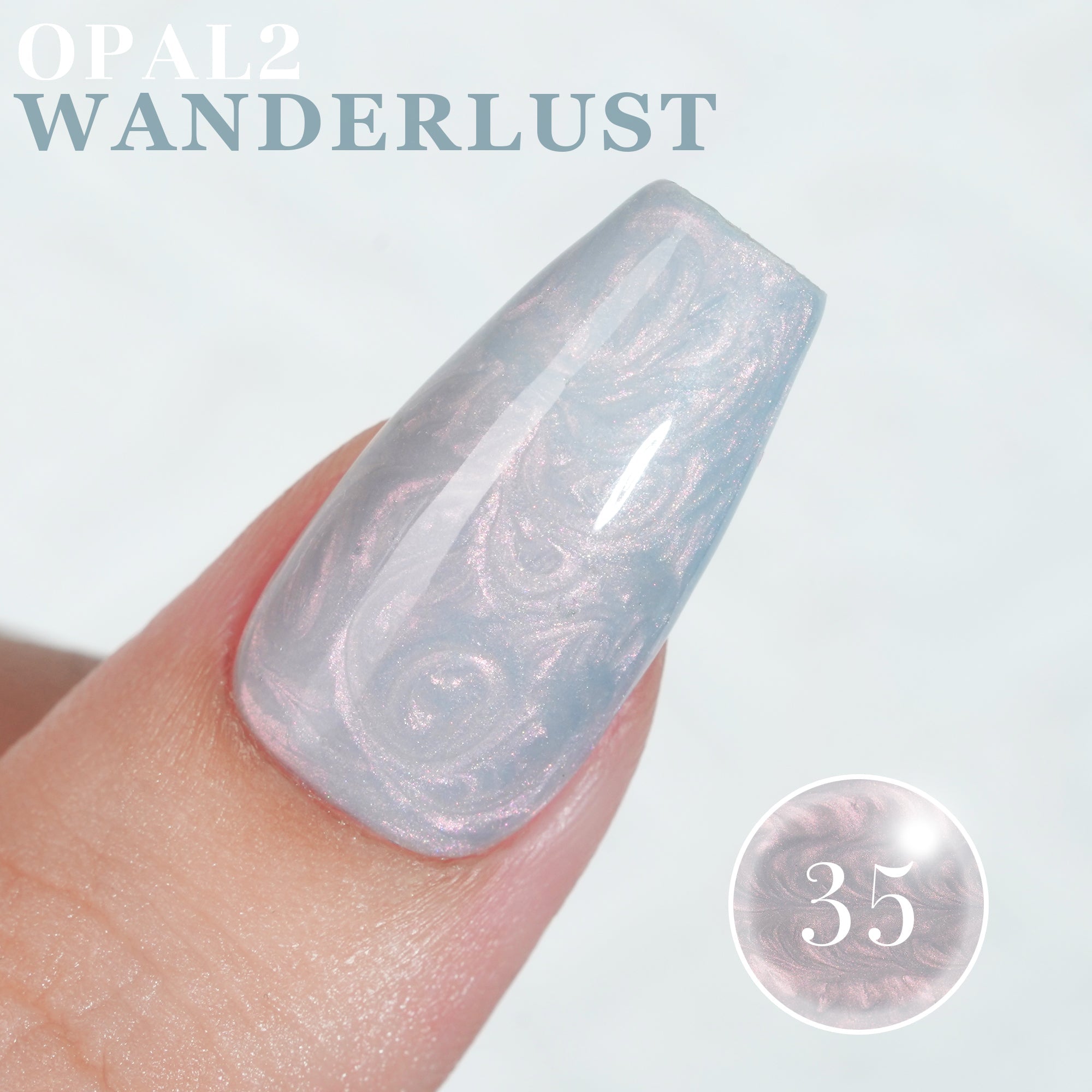 LAVIS OP2 - 35 - Gel Polish 0.5 oz - Lavis Wanderlust Collection - DTK Nail Supply