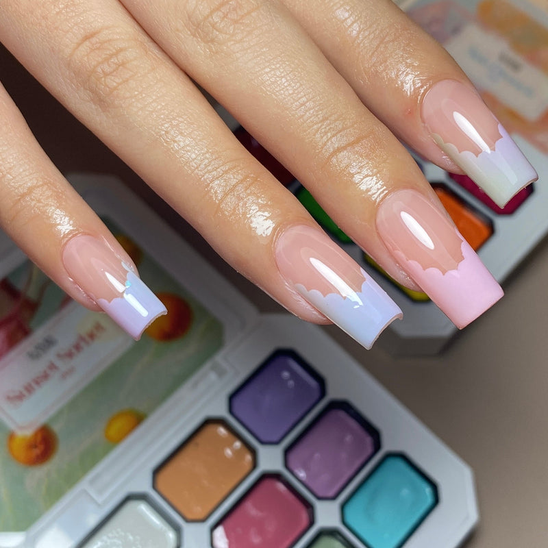 LAVIS Pat Pat Gel - Ombre Gel Palette - Painting Gel - DTK Nail Supply