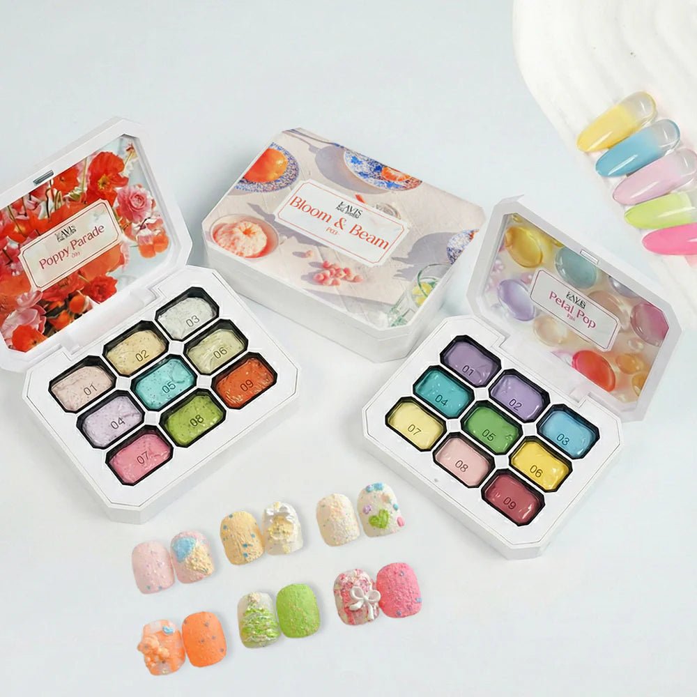 LAVIS Pat Pat Gel Ver 2 (21 Palettes) Ombre Pop-Up Nail Art Gel