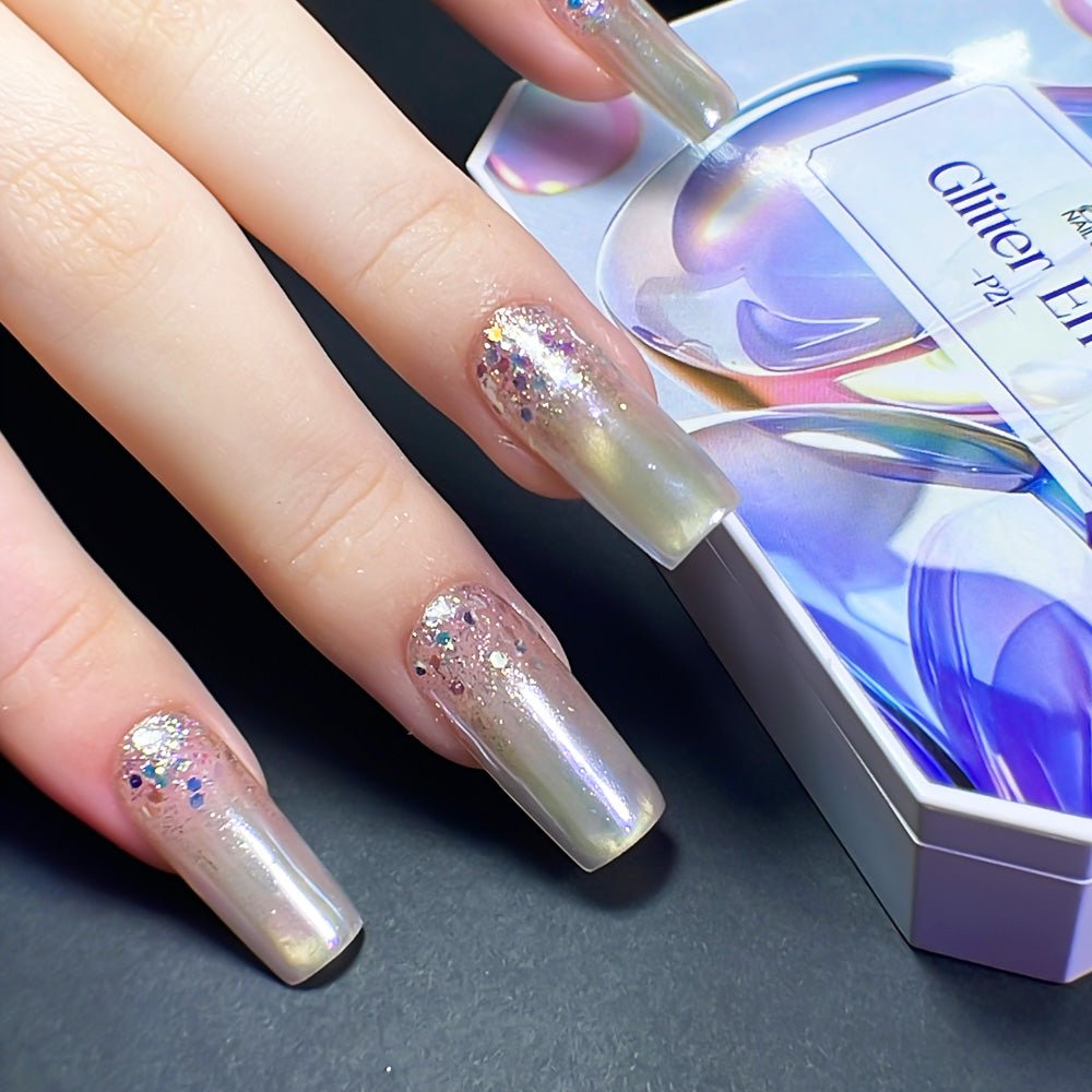 LAVIS Pat Pat Gel (Ver 2) - P21 - Glitter Envy - DTK Nail Supply
