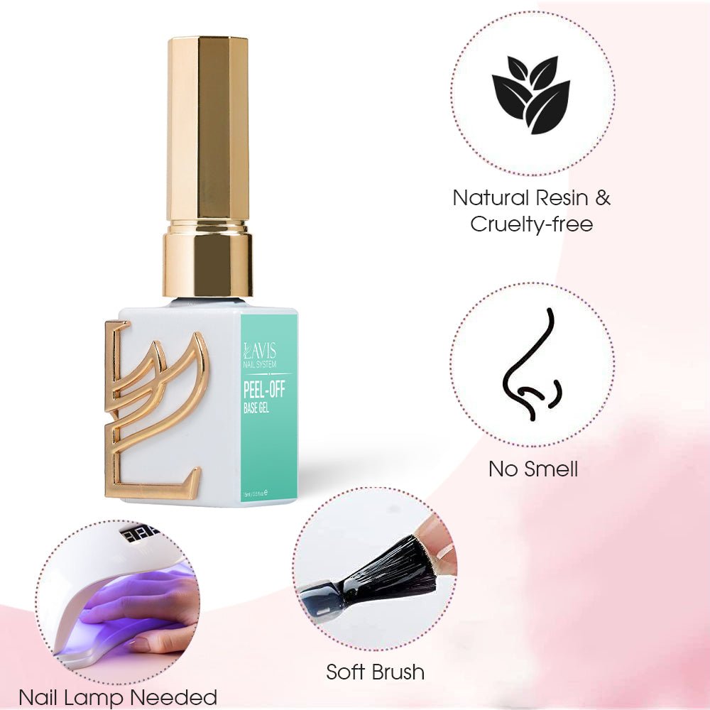 LAVIS Peel Off Base Gel - DTK Nail Supply