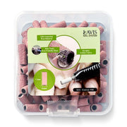 Lavis Pink Sanding Bands - Coarse Sand 80 - DTK Nail Supply