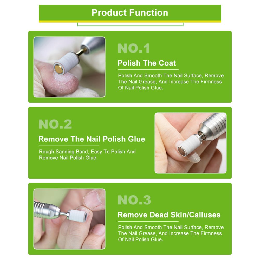 Lavis Pink Sanding Bands - Fine Sand 240 - DTK Nail Supply