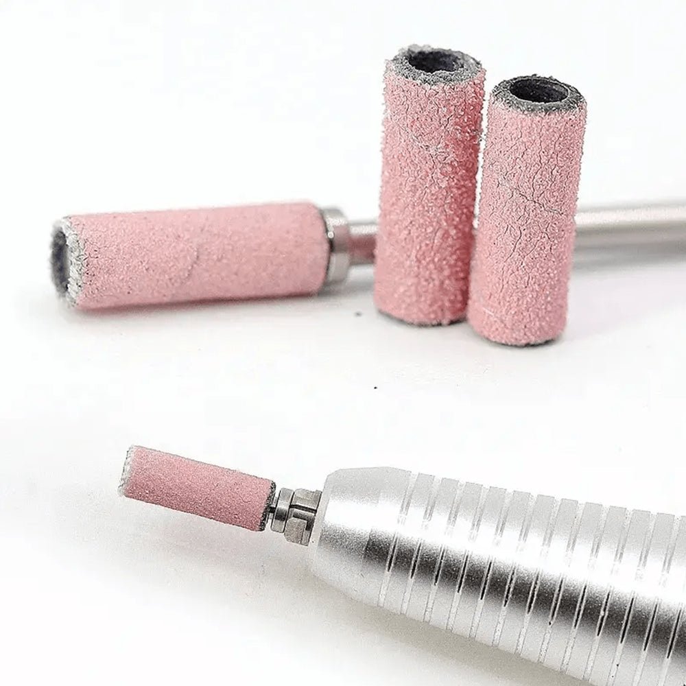 Lavis Pink Sanding Bands - Coarse Sand 80 - DTK Nail Supply