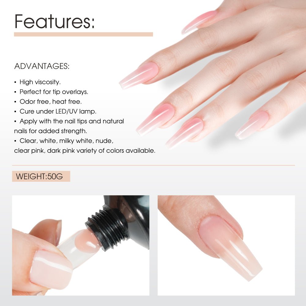 LAVIS Poly Extension Gel 2 UV/LED 60ml - DTK Nail Supply