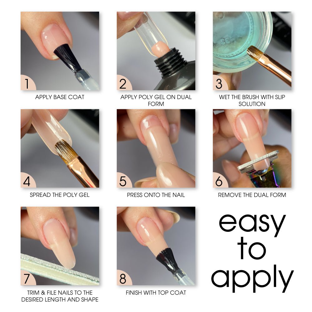 LAVIS Poly Extension Gel 8 UV/LED 60ml - DTK Nail Supply