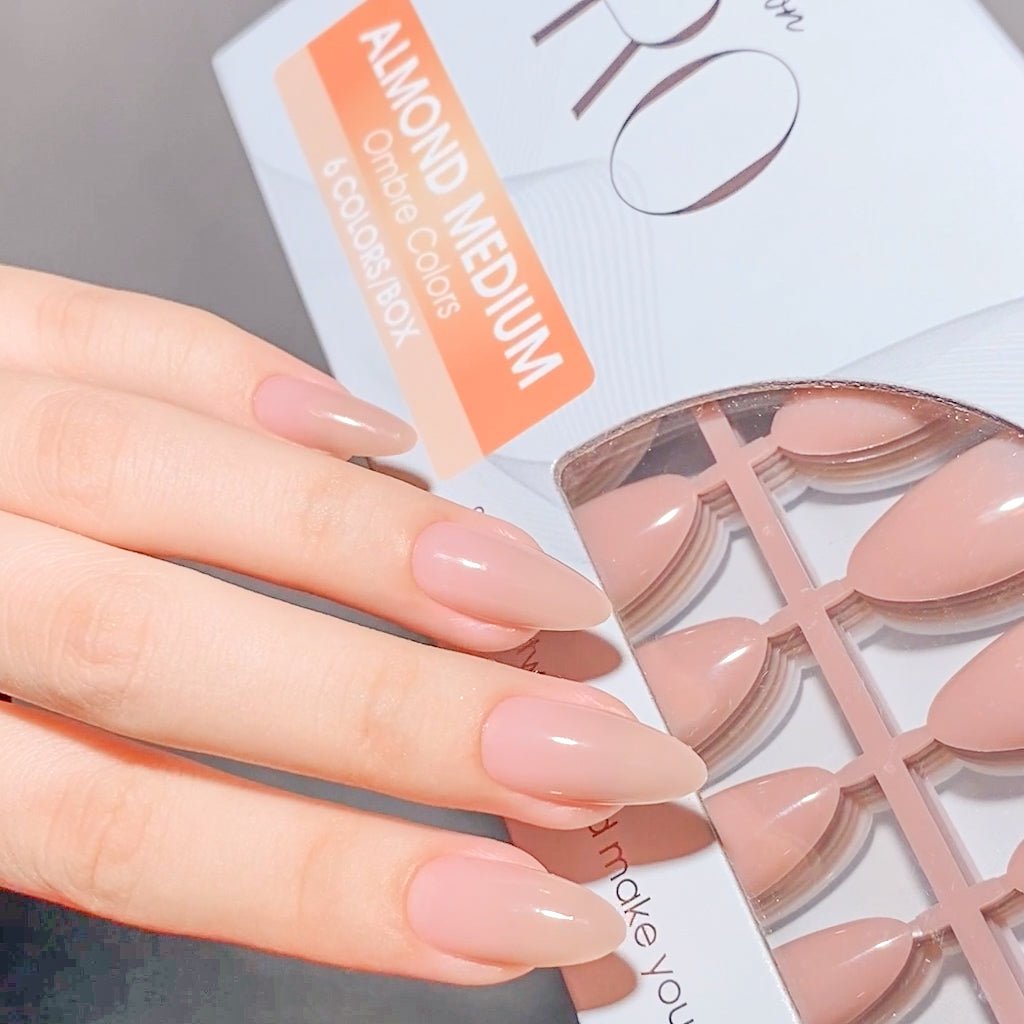LAVIS Press On Pro - Almond Medium Ombre Colors - DTK Nail Supply