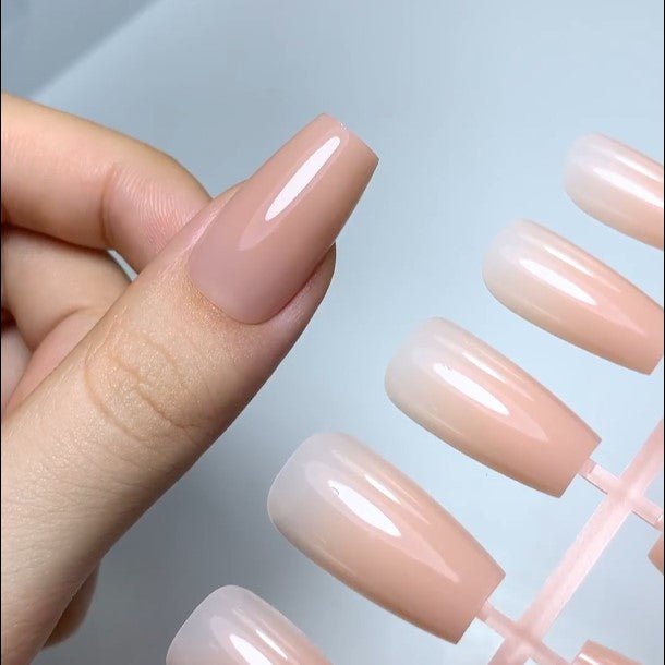 LAVIS Press On Pro - Coffin Medium Ombre Colors - DTK Nail Supply