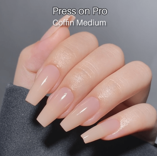 LAVIS Press On Pro - Coffin Medium Ombre Colors - DTK Nail Supply