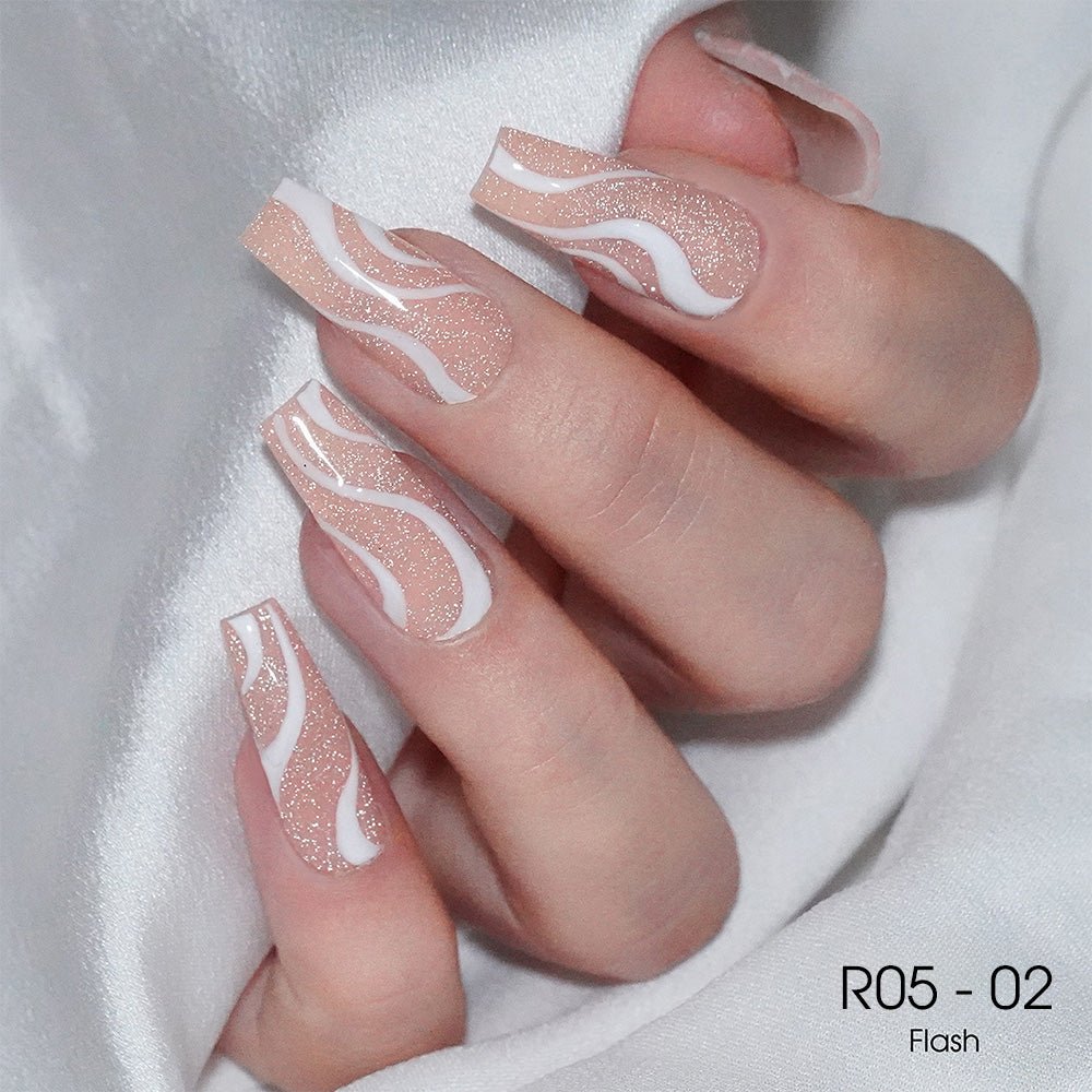 LAVIS Reflective R05 - 02 - Gel Polish 0.5 oz - Blossom Bass Reflective Collection - DTK Nail Supply