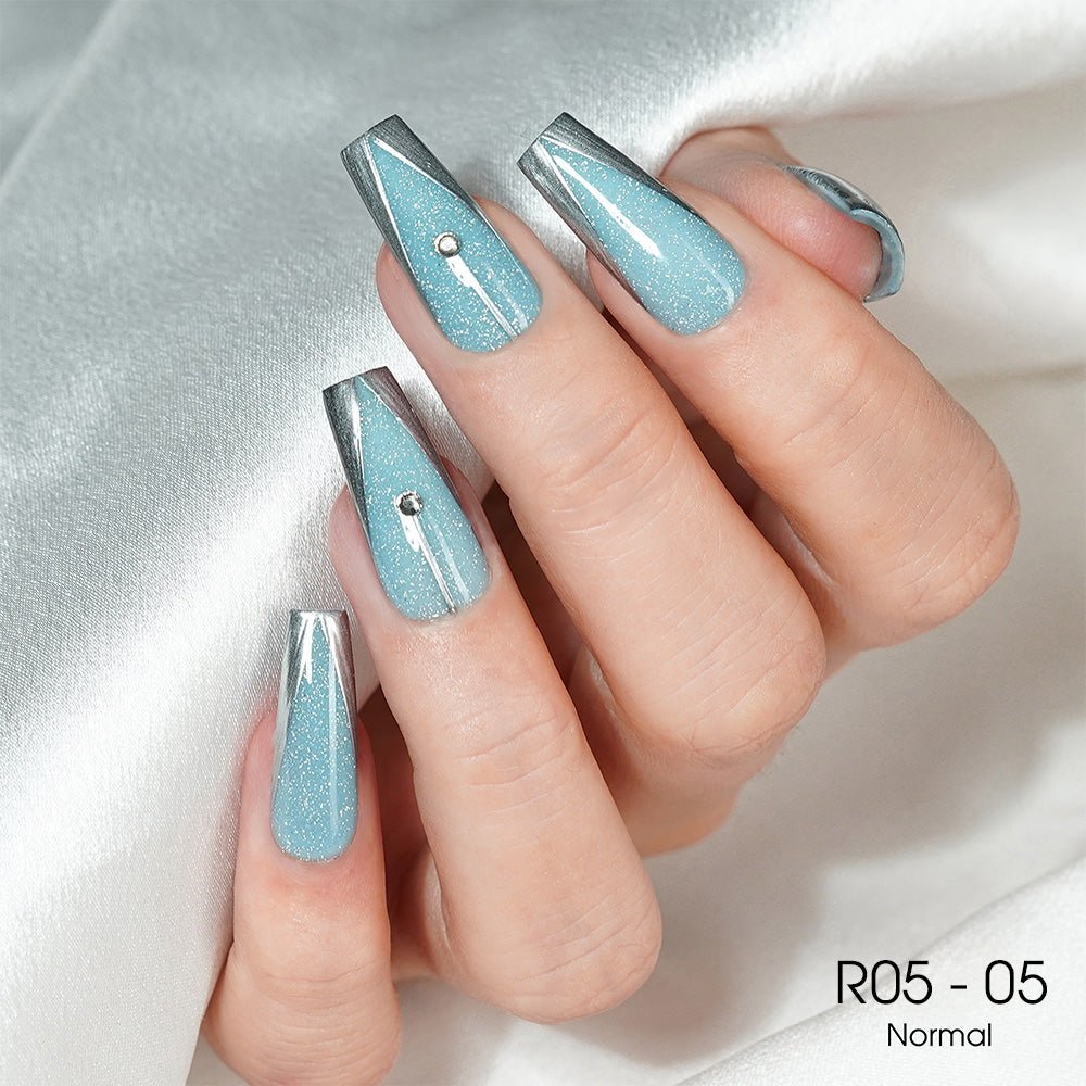 LAVIS Reflective R05 - 05 - Gel Polish 0.5 oz - Blossom Bass Reflective Collection - DTK Nail Supply