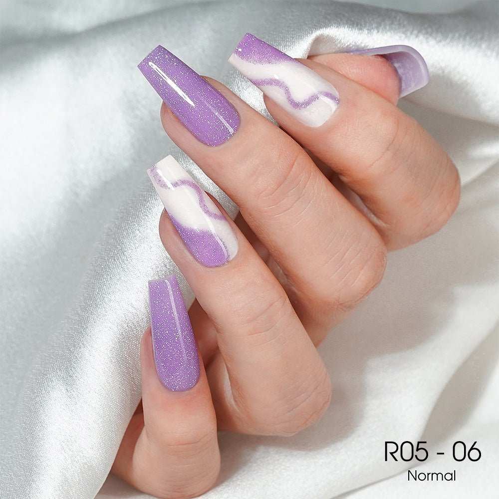 LAVIS Reflective R05 - 06 - Gel Polish 0.5 oz - Blossom Bass Reflective Collection - DTK Nail Supply