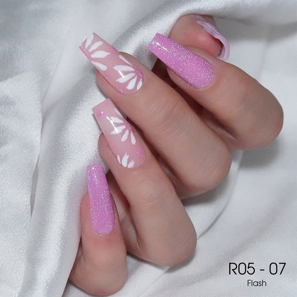 LAVIS Reflective R05 - 07 - Gel Polish 0.5 oz - Blossom Bass Reflective Collection - DTK Nail Supply