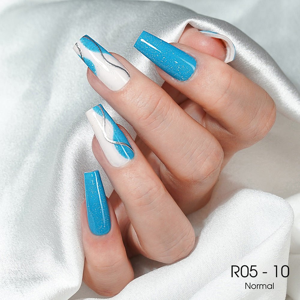 LAVIS Reflective R05 - 10 - Gel Polish 0.5 oz - Blossom Bass Reflective Collection - DTK Nail Supply