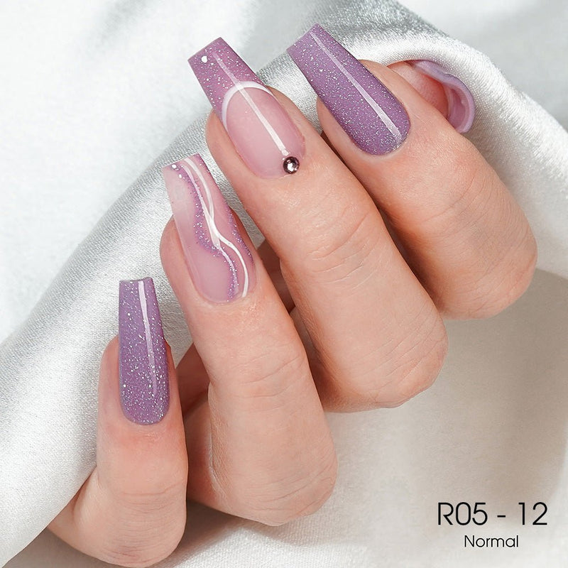 LAVIS Reflective R05 - 12 - Gel Polish 0.5 oz - Blossom Bass Reflective Collection - DTK Nail Supply