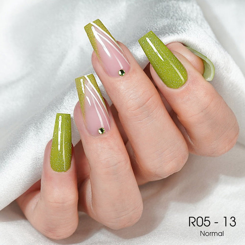 LAVIS Reflective R05 - 13 - Gel Polish 0.5 oz - Neon Lights Reflective Collection - DTK Nail Supply