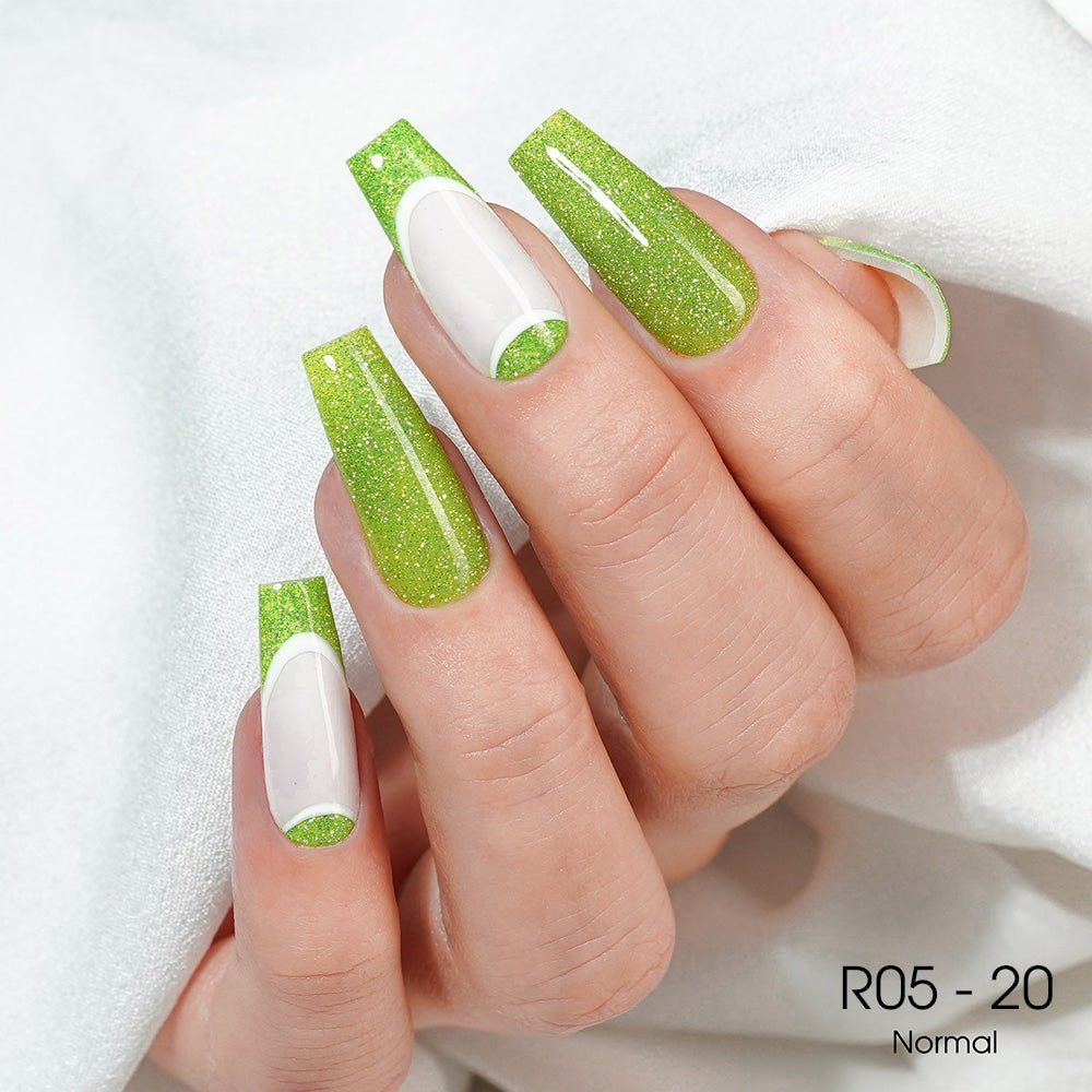LAVIS Reflective R05 - 20 - Gel Polish 0.5 oz - Neon Lights Reflective Collection - DTK Nail Supply