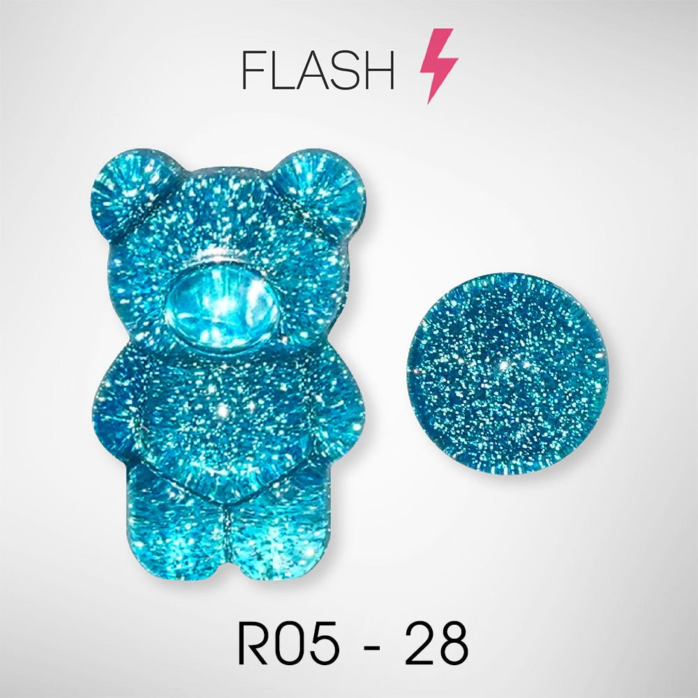 LAVIS Reflective R05 - 28 - Gel Polish 0.5 oz - Glow With The Flow Reflective Collection - DTK Nail Supply