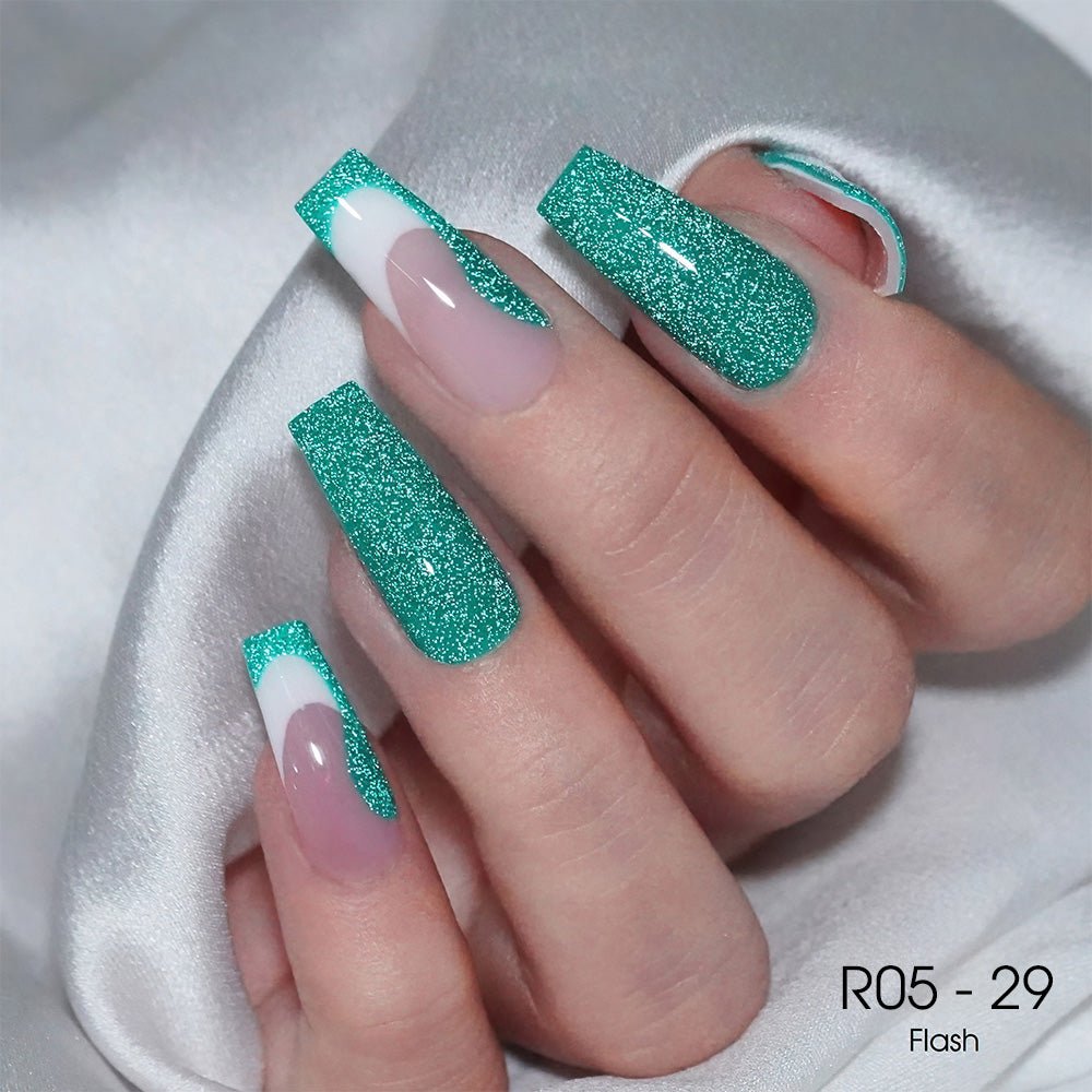 LAVIS Reflective R05 - 29 - Gel Polish 0.5 oz - Glow With The Flow Reflective Collection - DTK Nail Supply
