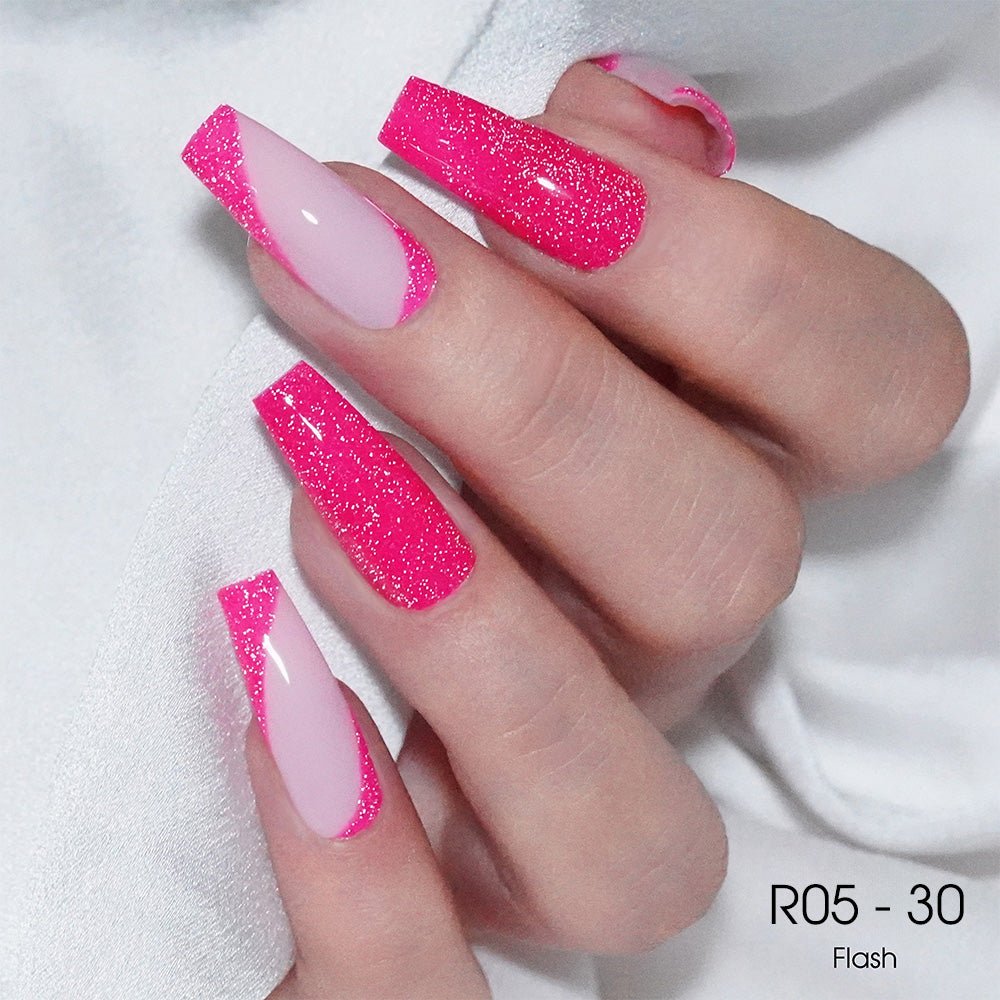 LAVIS Reflective R05 - 30 - Gel Polish 0.5 oz - Glow With The Flow Reflective Collection - DTK Nail Supply