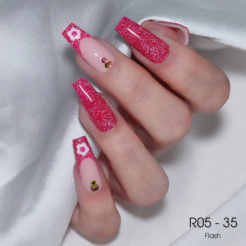 LAVIS Reflective R05 - 35 - Gel Polish 0.5 oz - Glow With The Flow Reflective Collection - DTK Nail Supply