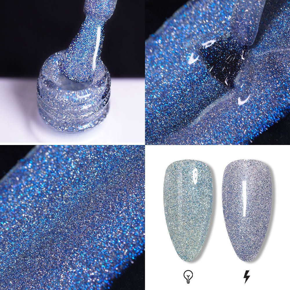 LAVIS Reflective R05 - 42 - Gel Polish 0.5 oz - Silent Night Reflective Collection - DTK Nail Supply