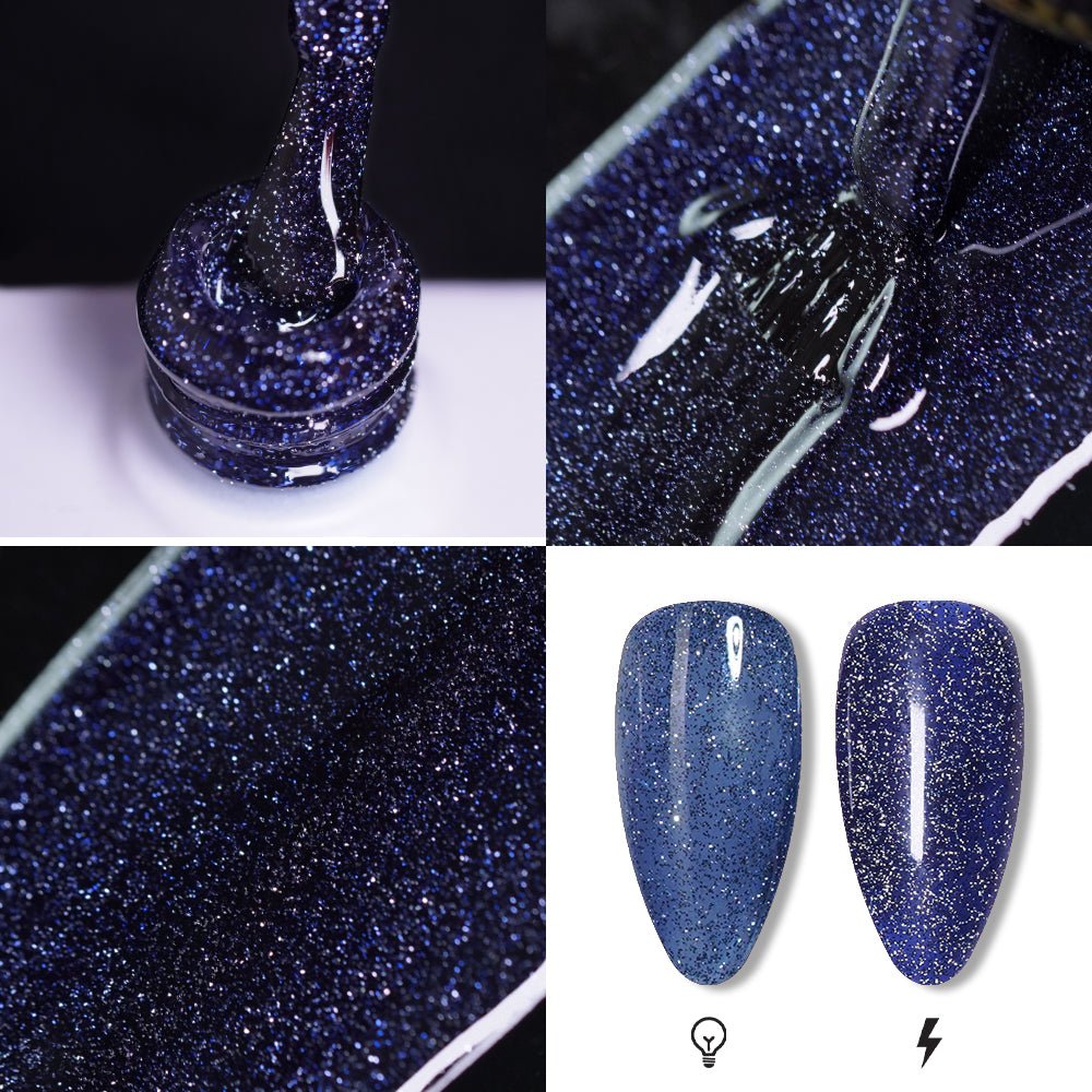 LAVIS Reflective R05 - 45 - Gel Polish 0.5 oz - Silent Night Reflective Collection - DTK Nail Supply