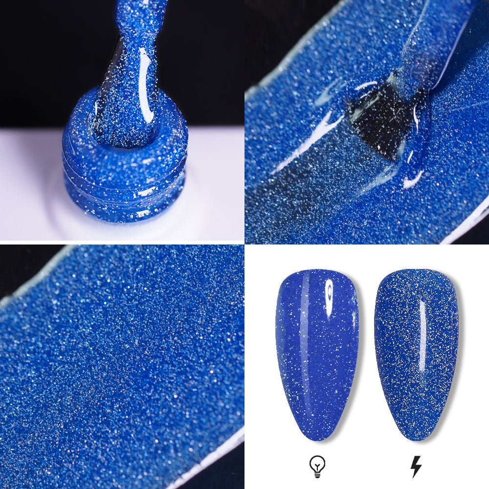 LAVIS Reflective R05 - 46 - Gel Polish 0.5 oz - Silent Night Reflective Collection - DTK Nail Supply