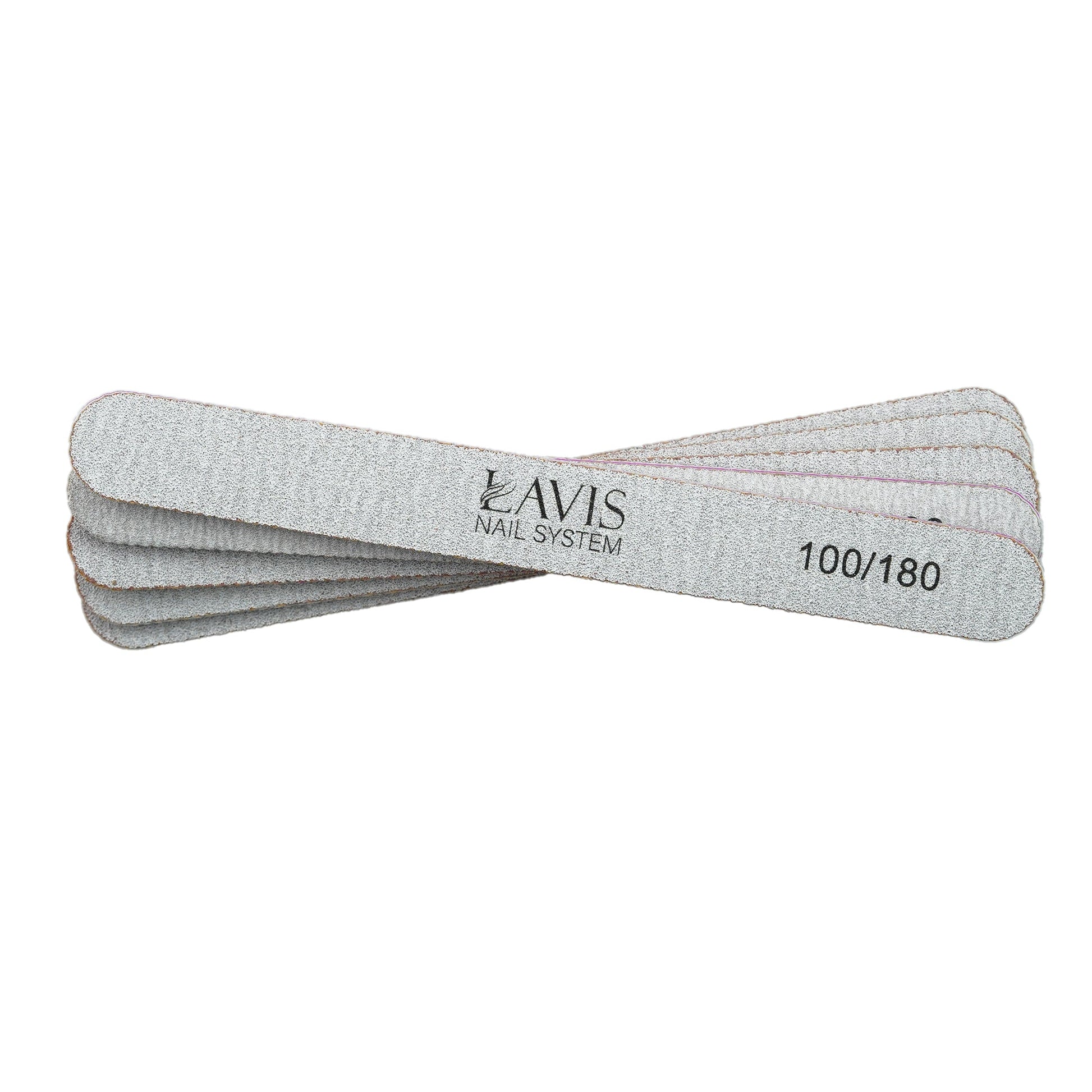 Lavis Regular Nail Files 100/180 - DTK Nail Supply