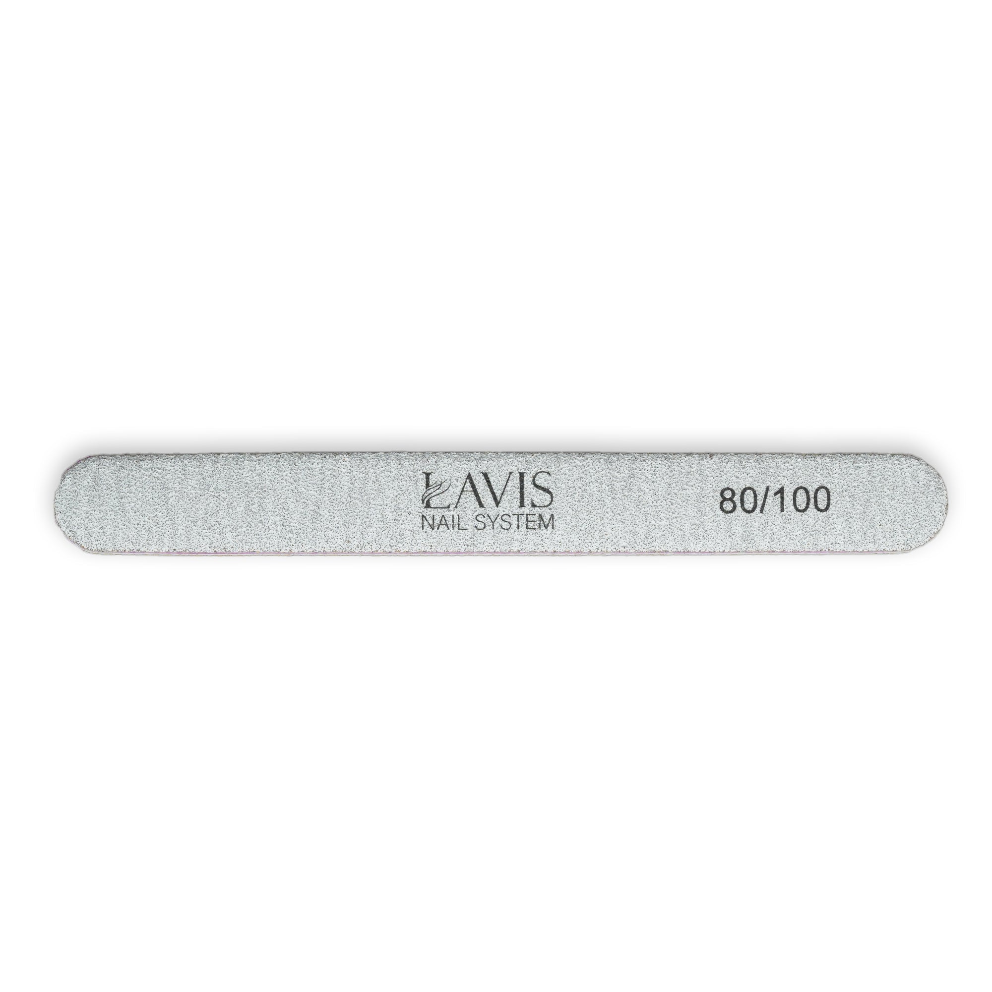 Lavis Regular Nail Files 80/100 - DTK Nail Supply