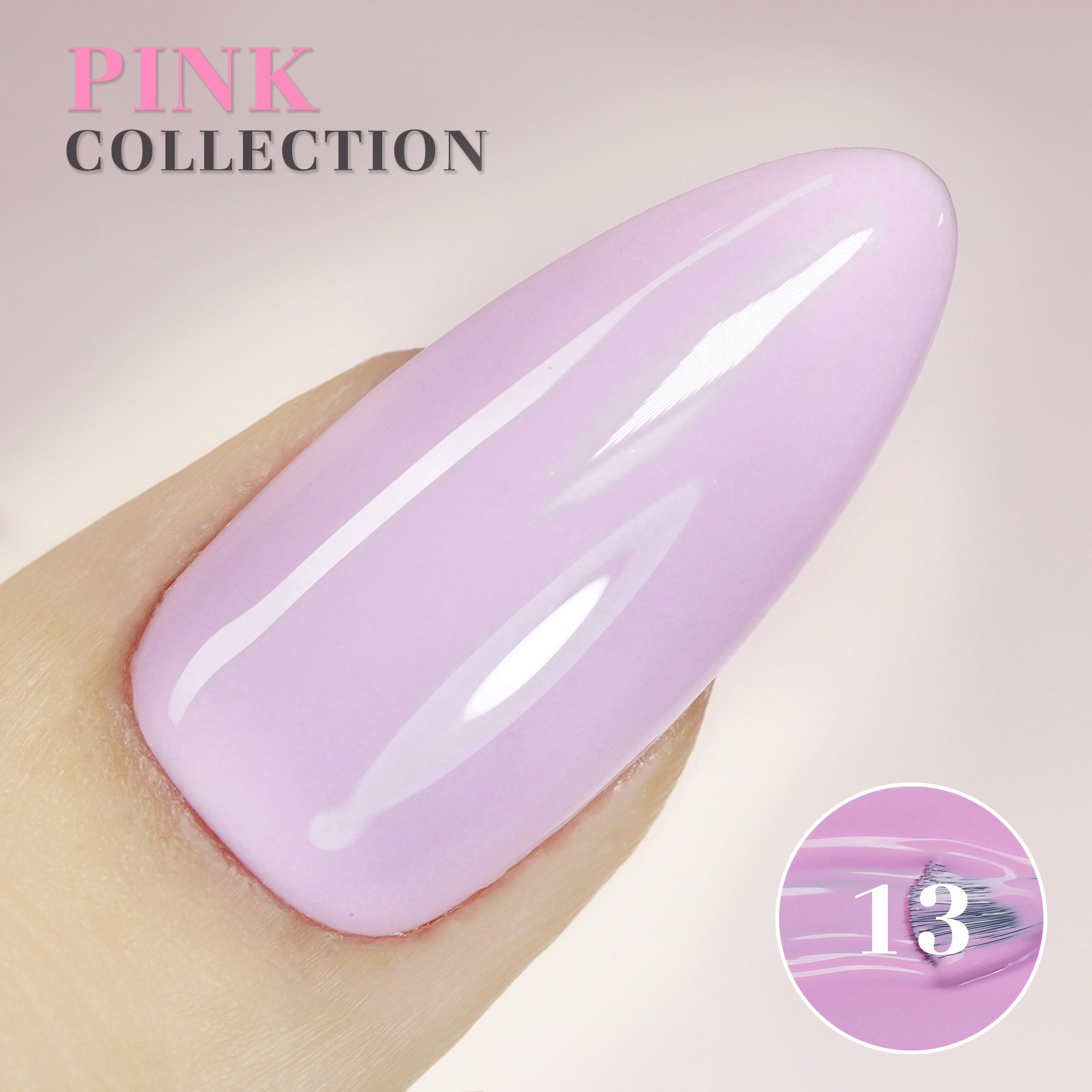 LAVIS Set 24 Colors Gel Pink Collection - DTK Nail Supply