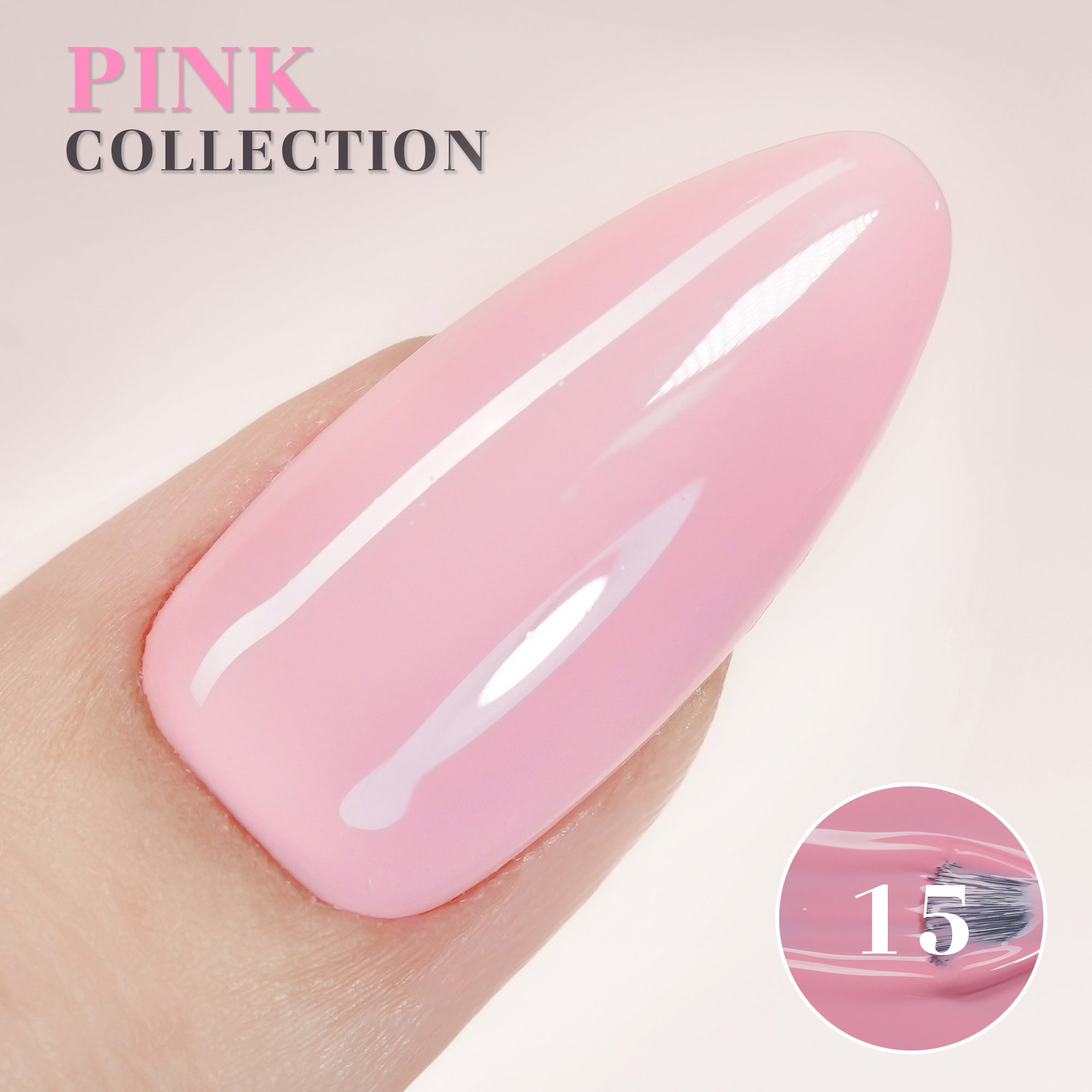 LAVIS Set 24 Colors Gel Pink Collection - DTK Nail Supply