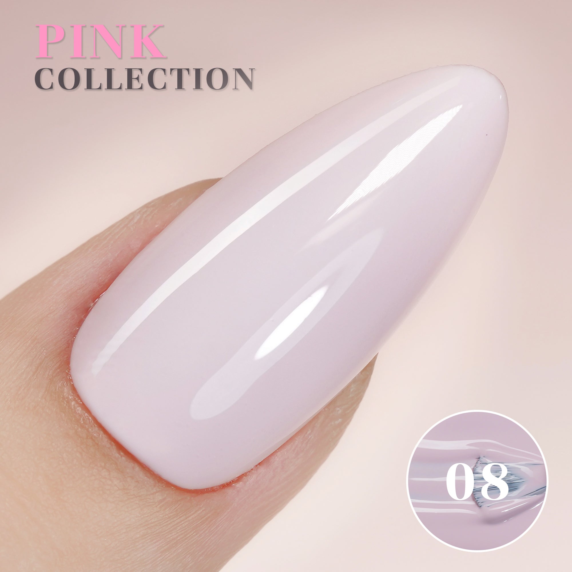 LAVIS Set 24 Colors Gel Pink Collection - DTK Nail Supply