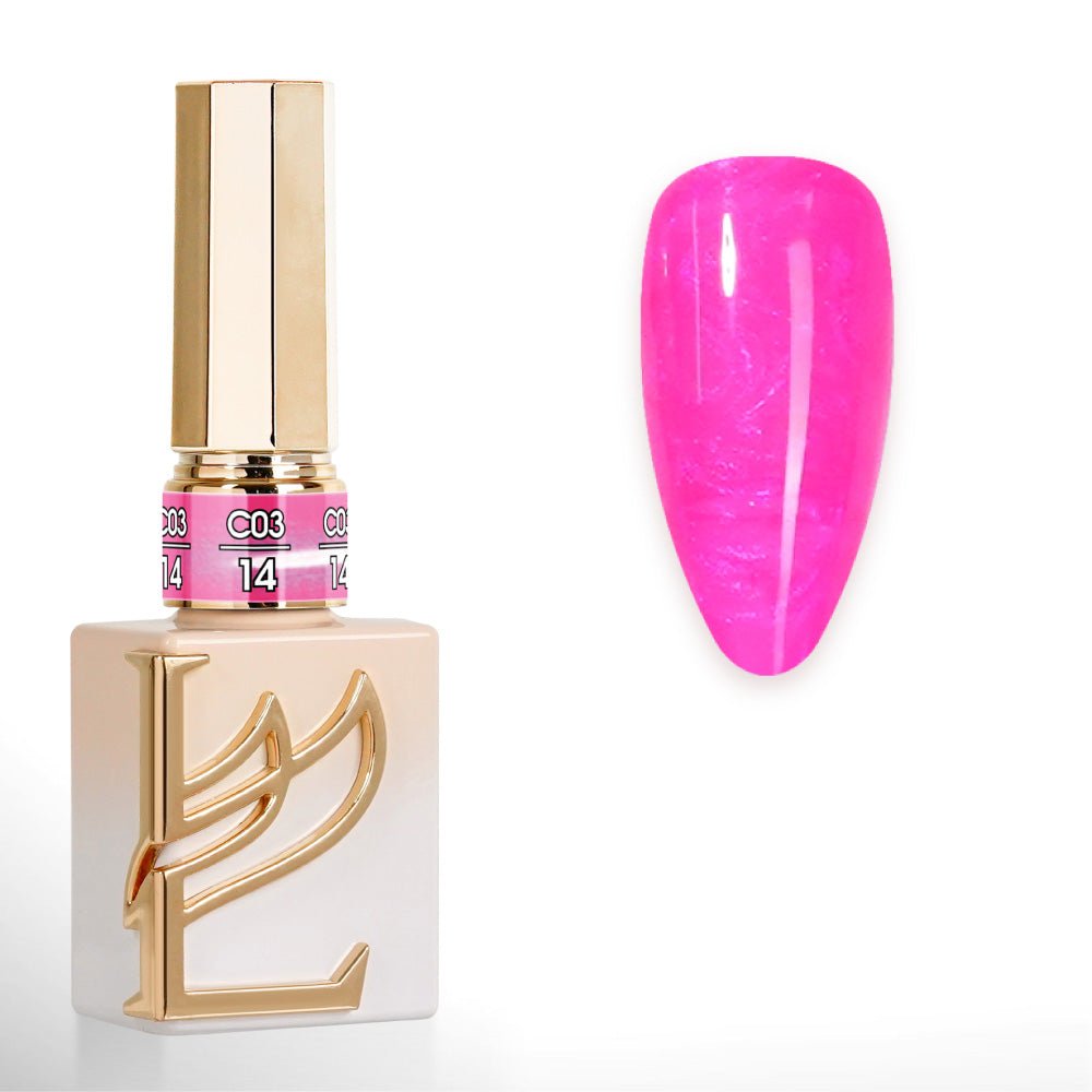 LAVIS Set 48 Colors - Gel Polish 0.5 oz - Lumi Shock Design Collection - DTK Nail Supply