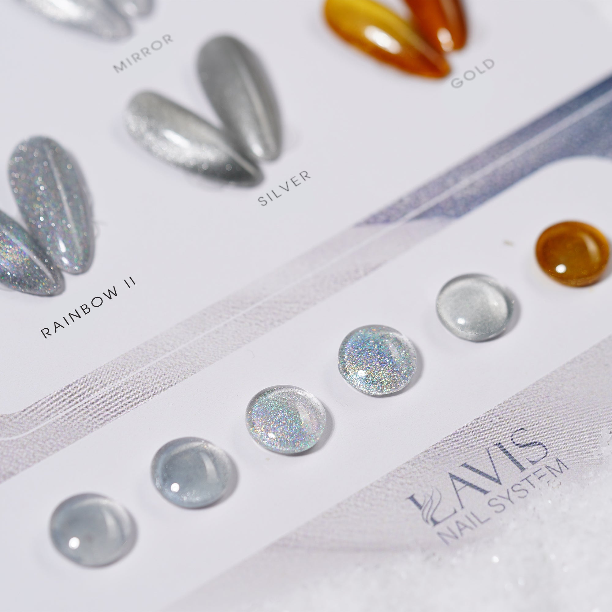LAVIS Set 6 Colors Crystal Cat Eye Gel - Universal Cat Eye Collection - DTK Nail Supply