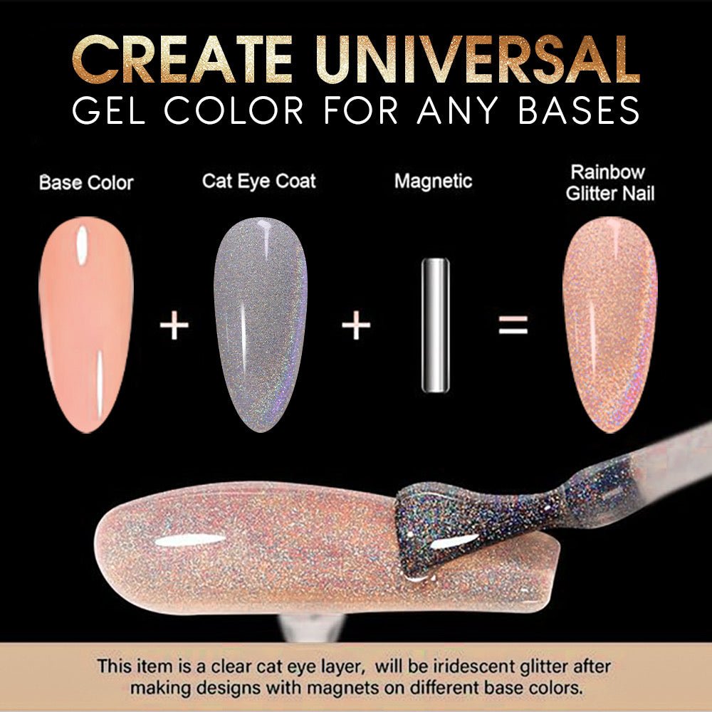 LAVIS Set 6 Colors Crystal Cat Eye Gel - Universal Cat Eye Collection - DTK Nail Supply