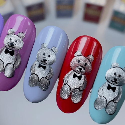 LAVIS Silver Cat Eye Gel - Universal Cat Eye Collection - DTK Nail Supply