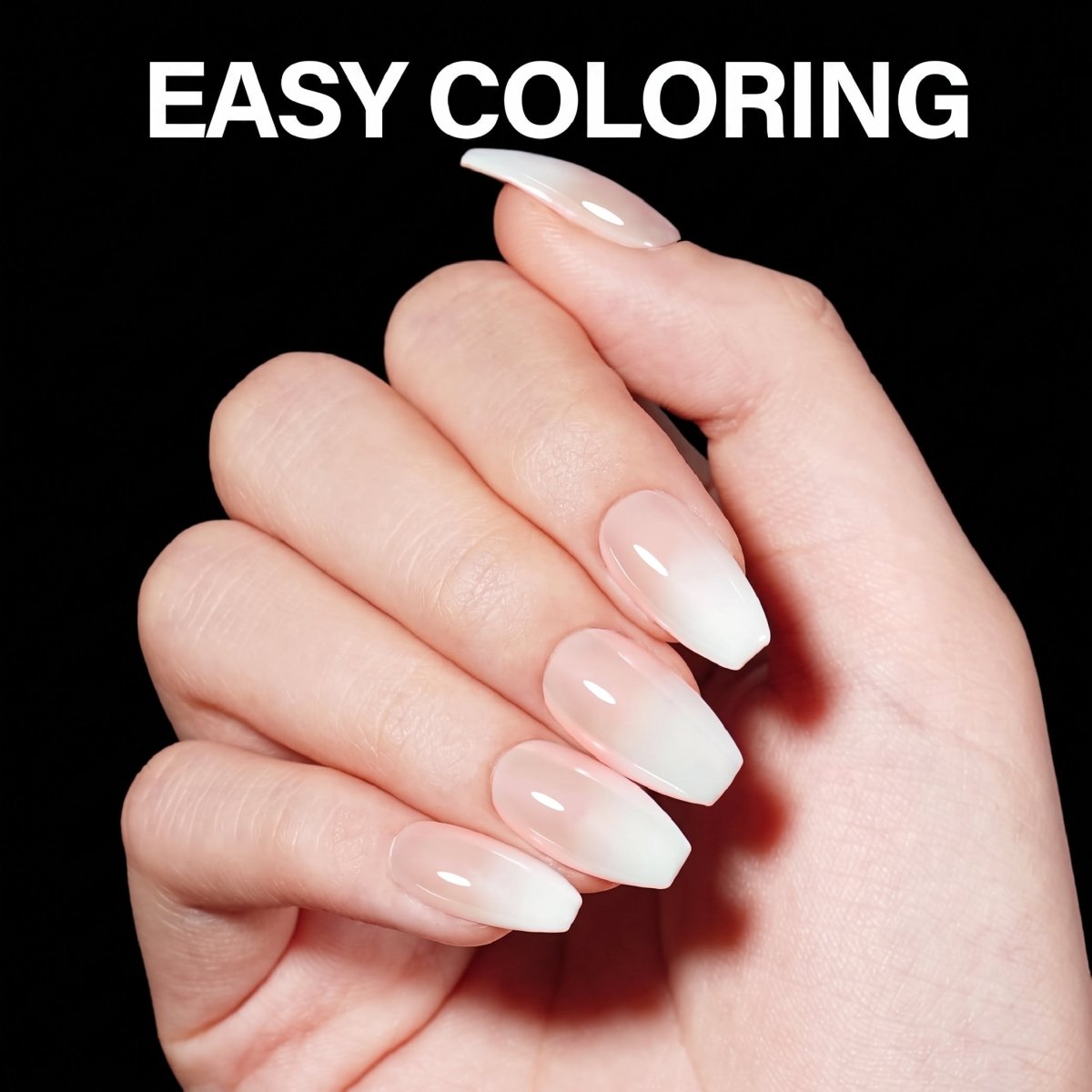 LAVIS Square Long - 15 Sizes Clear - Soft Gel Tips - DTK Nail Supply