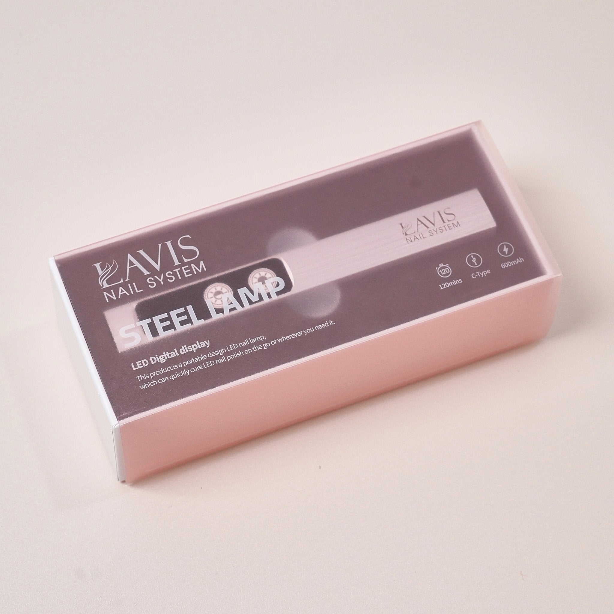 LAVIS Steel Lamp LED Digital Display - DTK Nail Supply