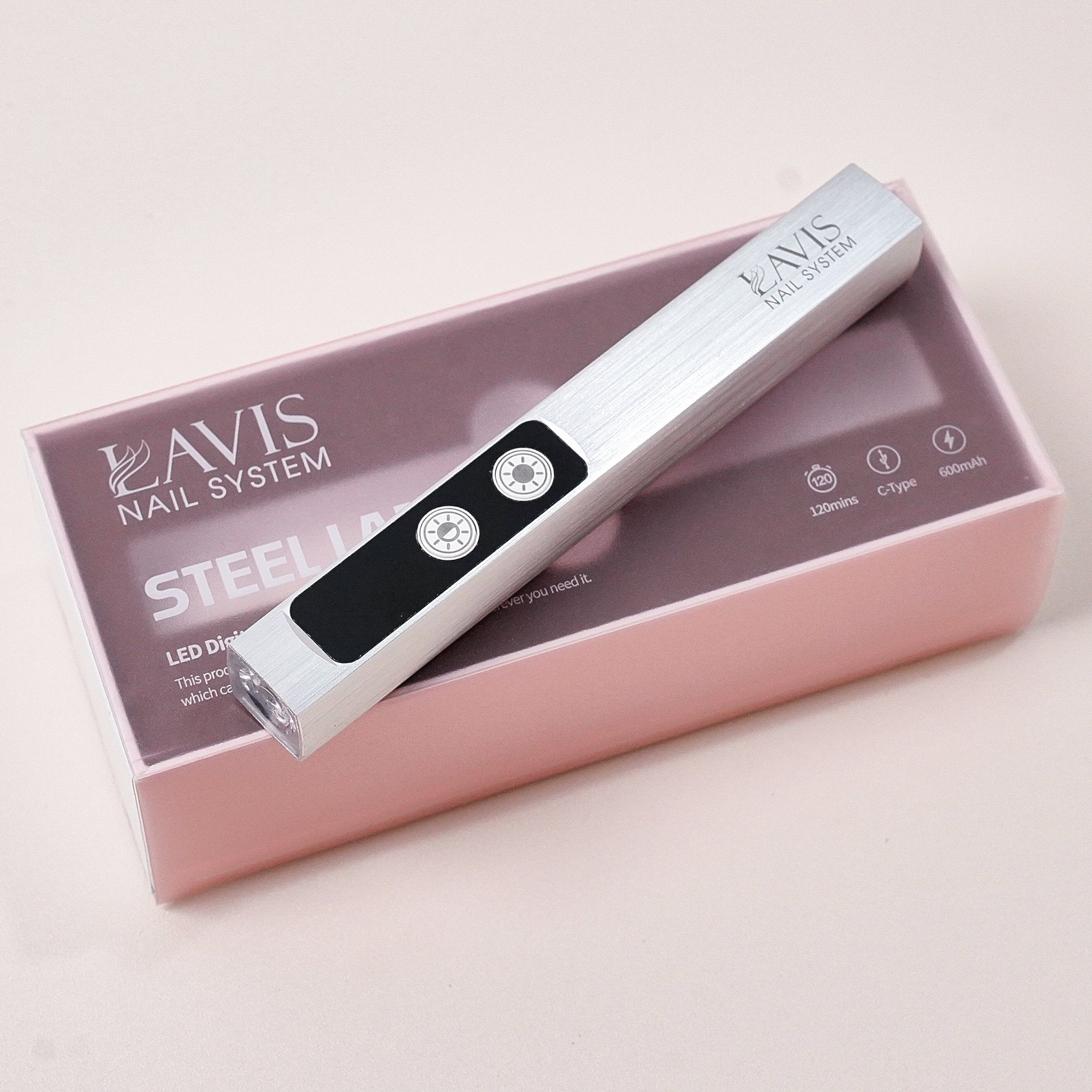 LAVIS Steel Lamp LED Digital Display - DTK Nail Supply