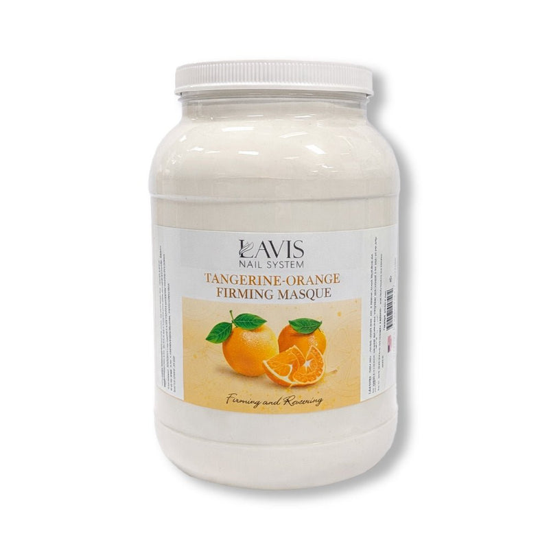 LAVIS - Tangerine Orange - Pedi Cream Mask for Pedicure - 1 gallon - DTK Nail Supply