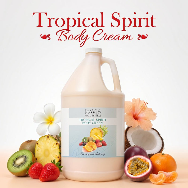 LAVIS - Tropical Spirit - Body Cream - 1Gallon - DTK Nail Supply