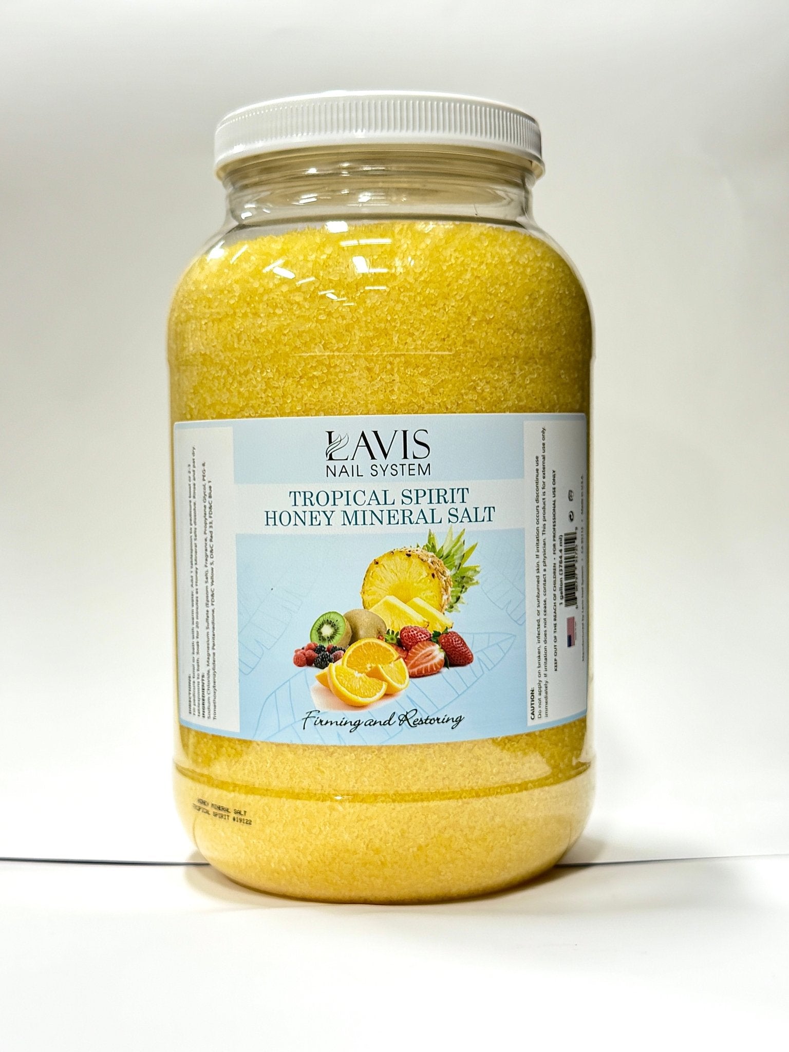 LAVIS - Tropical Spirit Honey Mineral Salt - 1 gallon - DTK Nail Supply