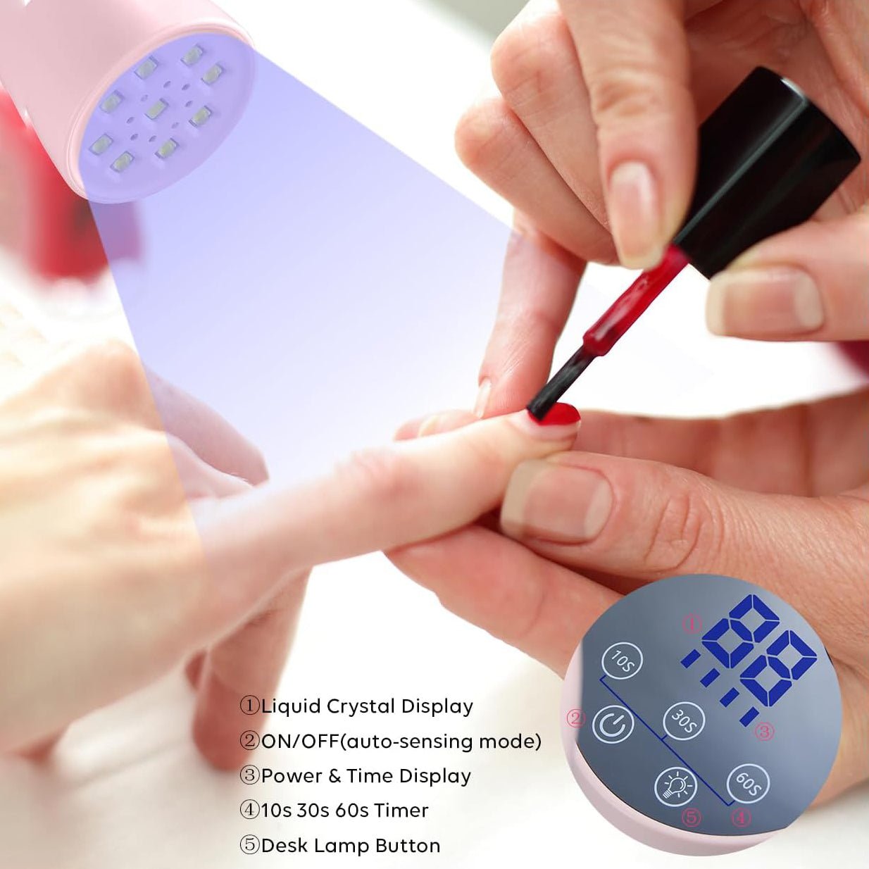 LAVIS UV Lamp - Desk lamp - DTK Nail Supply