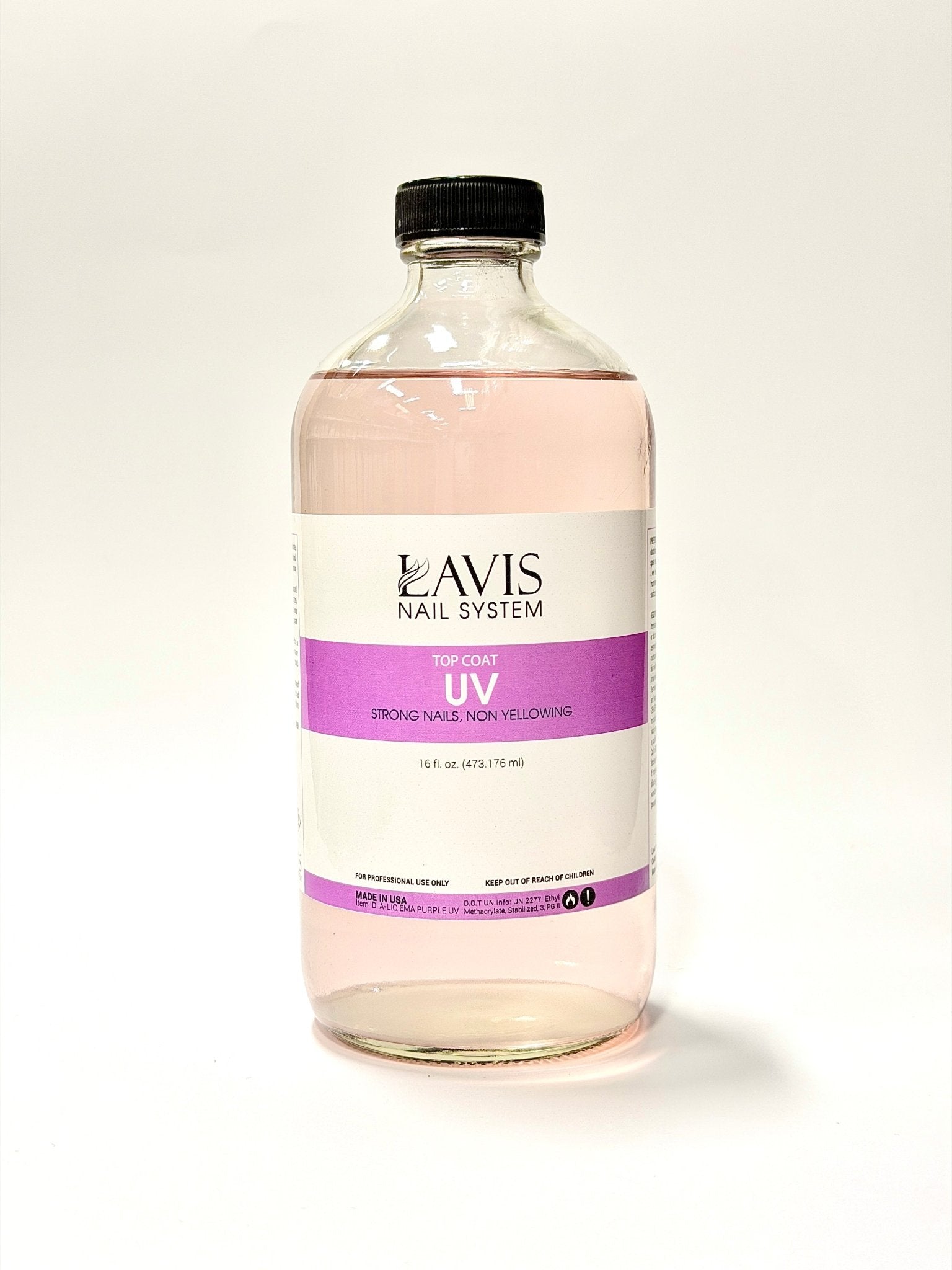 LAVIS UV Top Coat 16oz - DTK Nail Supply