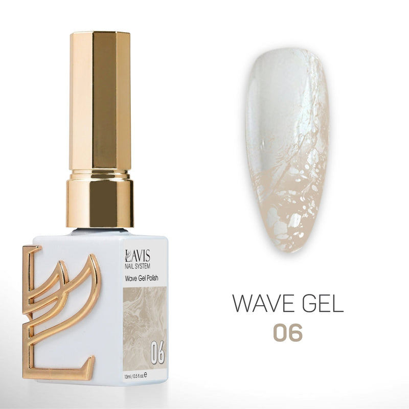 LAVIS Wave Gel Set 10 Colors - 0.5 oz - DTK Nail Supply