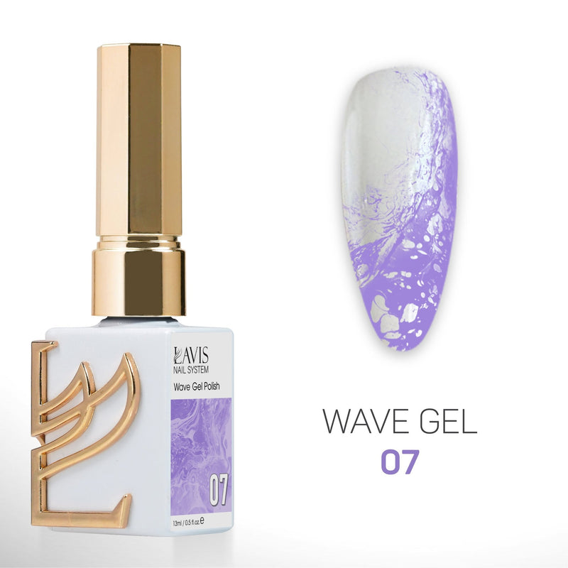 LAVIS Wave Gel Set 10 Colors - 0.5 oz - DTK Nail Supply