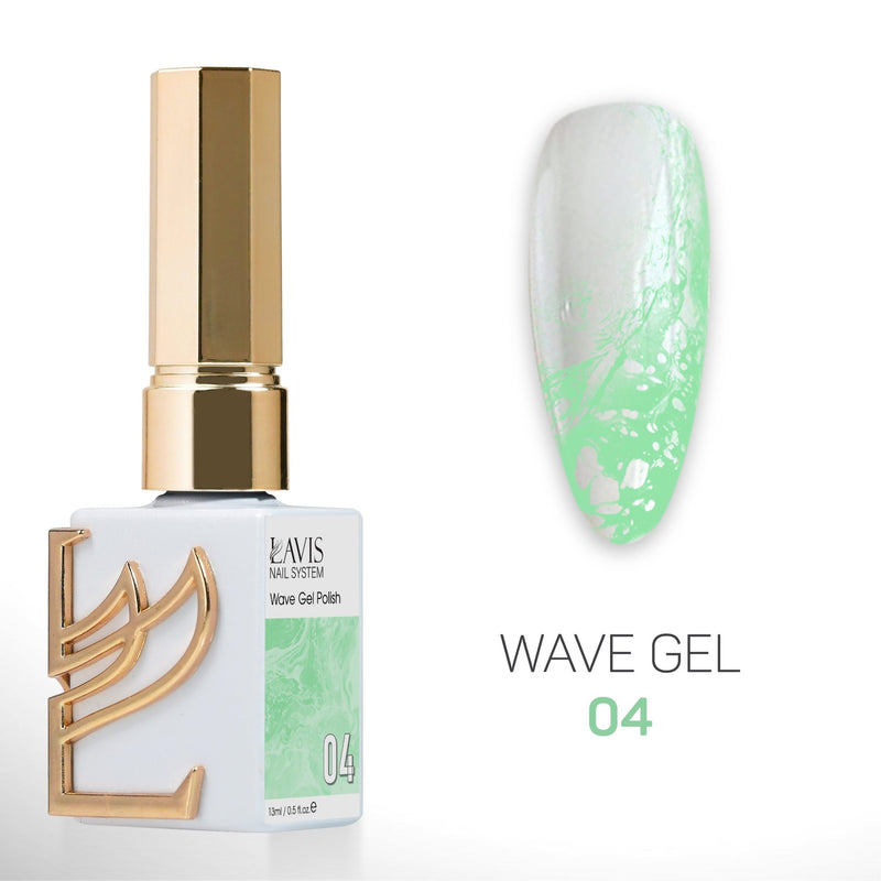 LAVIS Wave Gel Set 10 Colors - 0.5 oz - DTK Nail Supply
