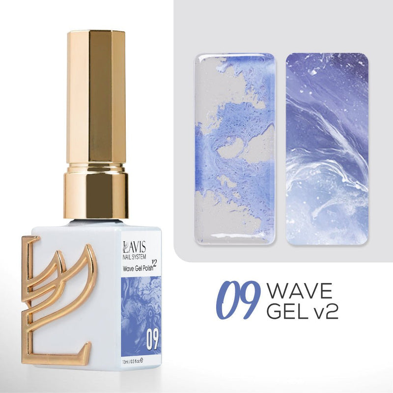 LAVIS Wave Gel (Ver 2) - 09 - 0.5 oz - DTK Nail Supply