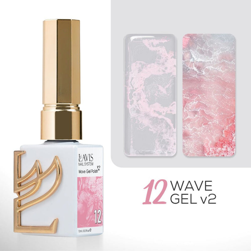 LAVIS Wave Gel (Ver 2) - 12 - 0.5 oz - DTK Nail Supply